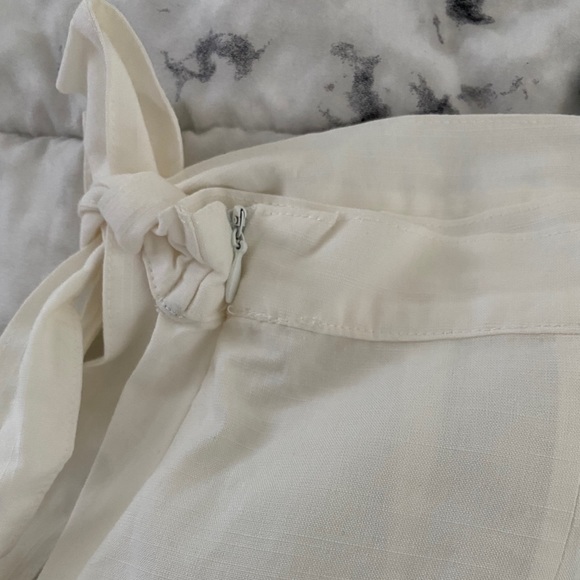 White Nasty Gal Wrap Skirt - Picture 4 of 5